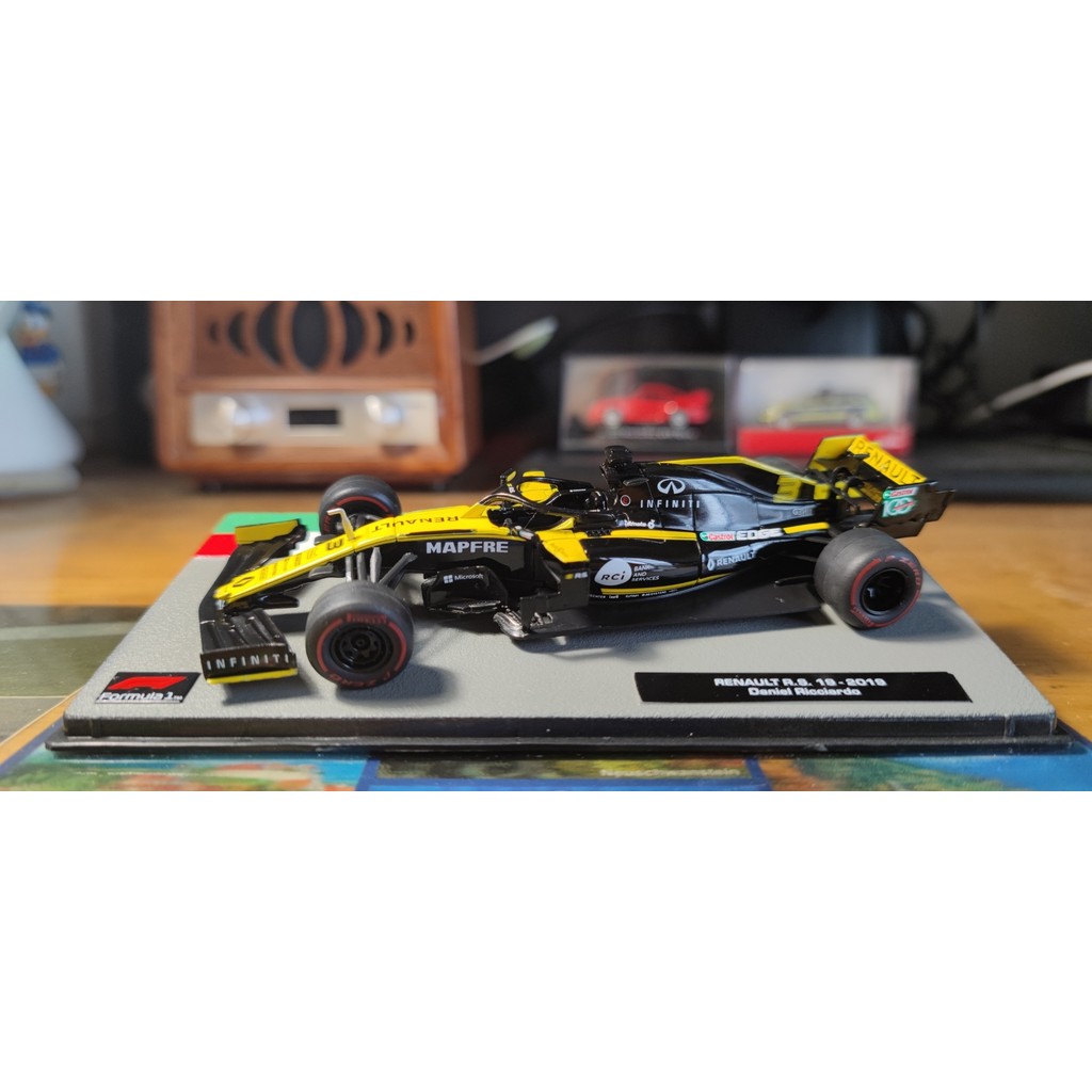 IXO 1: 43 F1 รถรุ่น RENAULT RS19 Rikado RENAULT 2019#英菲尼迪 #Castrolคาสตรอล / คาสตรอล