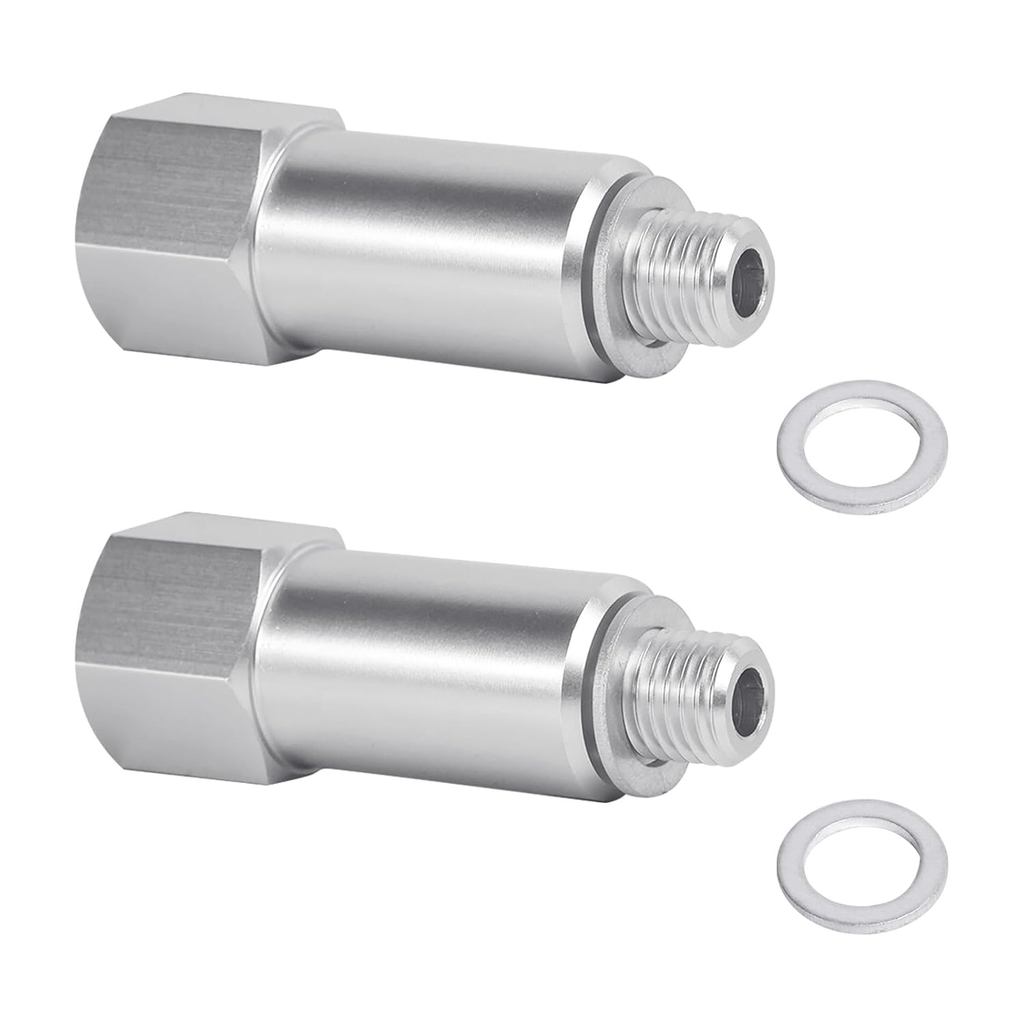 2 PCS Coolant Water Temperature Sensor Adapter ใช้งานร่วมกับเครื่องยนต์ LS, M12 1.5 ถึง 3/8 NPT ขยาย