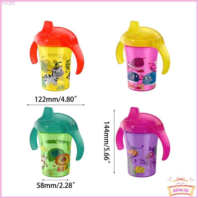 DALE ถ้วยน้ําหก 260ml 8 8Ounce Sippys Cup Straw Learner Cup สําหรับเด็กวัยหัดเดินเด็ก