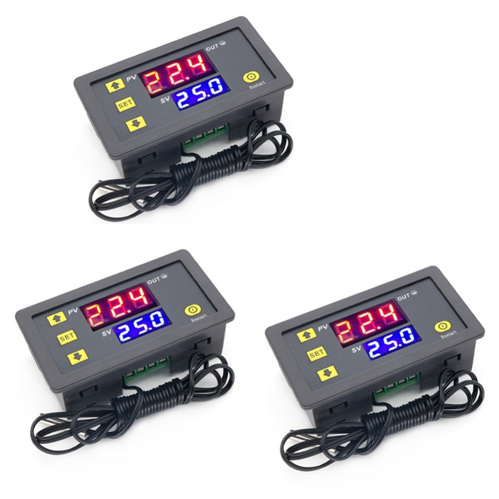 W3230 ระบบเทอร์โมสตัทดิจิตอล 3 ชิ้นสําหรับการจัดการอุณหภูมิที่มีประสิทธิภาพ