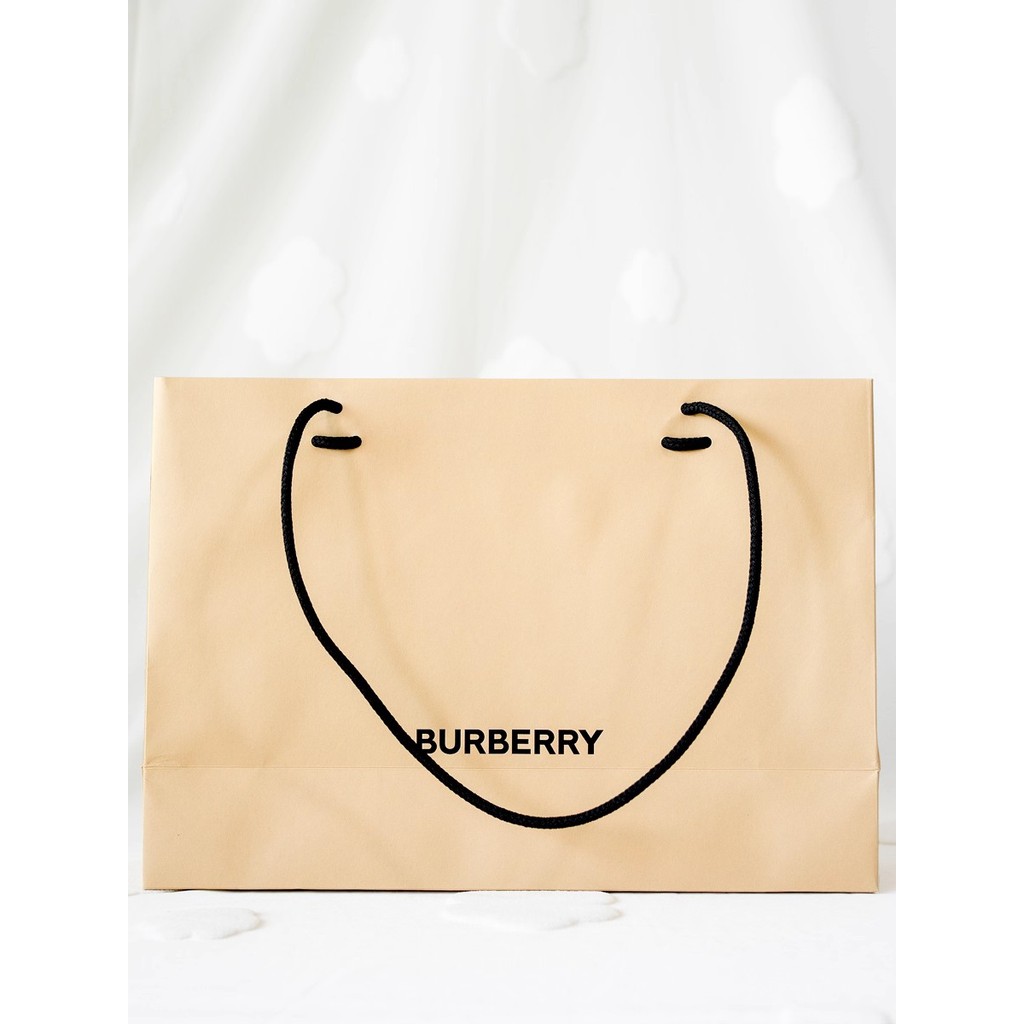 Berberry แนะนํา~BURBERRY BURBERRY Counter Gift Gift Bag Large Gift Tote Bag ถุงบรรจุภัณฑ์ กระเป๋าช้อ