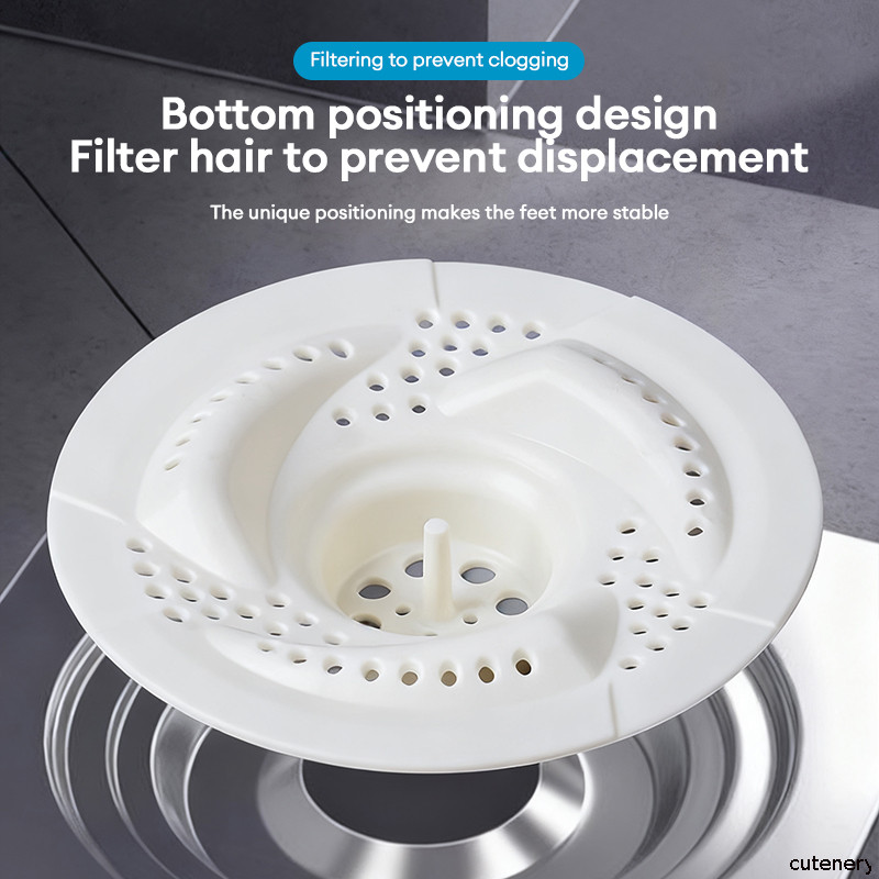 ฝาครอบท่อระบายน้ํา อ่างล้างจาน ตัวกรองท่อระบายน้ําชั้นในครัวเรือน ป้องกันการอุดตัน ที่จับผมในห้องน้ํา ที่กรองอ่าง