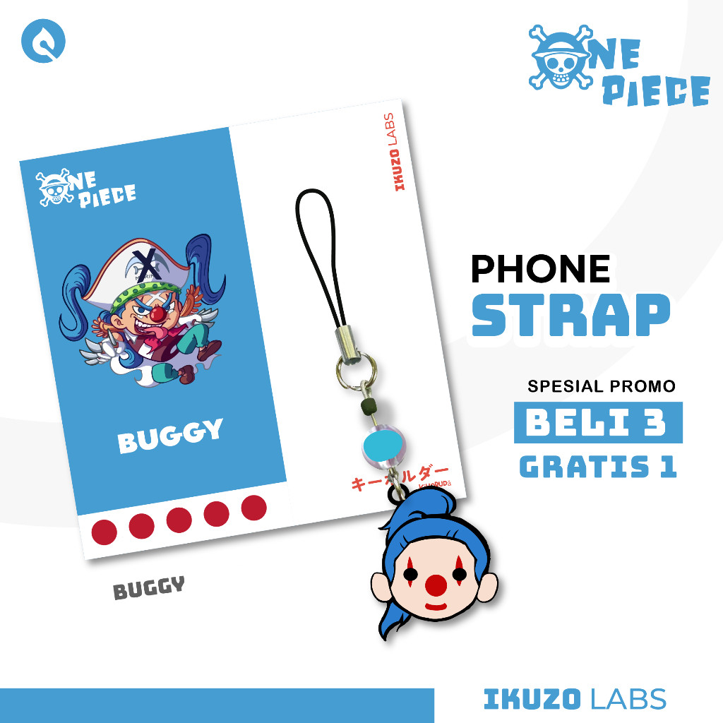 GANTUNGAN ONE PIECE X IKUZOLABS 3D PRINT ZORO GEAR 5 NIKA NAKAMA MONKEY D LUFFY KEYCHAIN