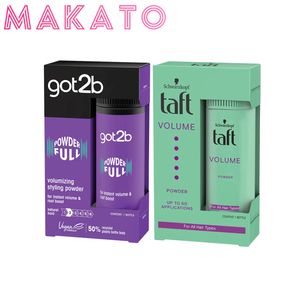Schwarzkopf GOT2B & Taft Volume Powder ชวาร์สคอฟ ผง แป้ง เซ็ตผม เพิ่มวอลลุ่ม แป้งจัดแต่งทรงผม 10g.