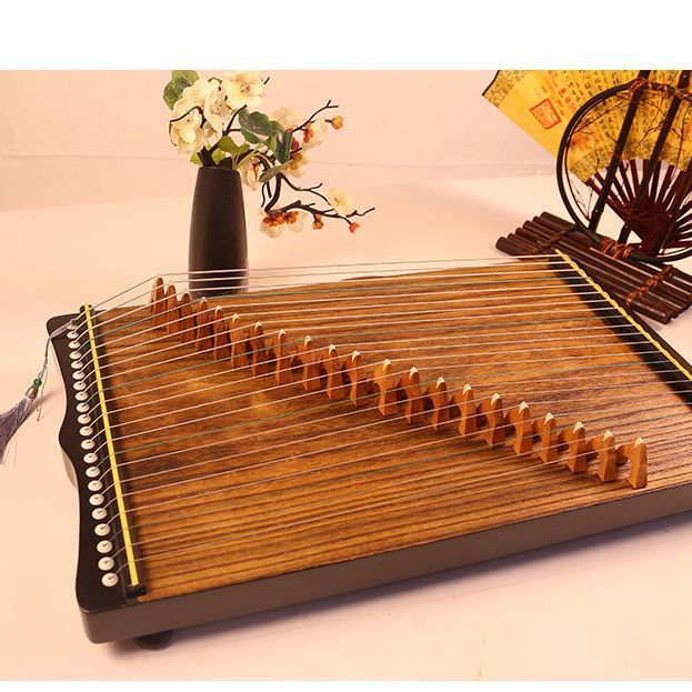 21-String ขนาดเล็ก Guzheng แบบพกพาเด็กผู้ใหญ่ Guzheng Piano เริ่มต้น Mini Small Finger Exerciser