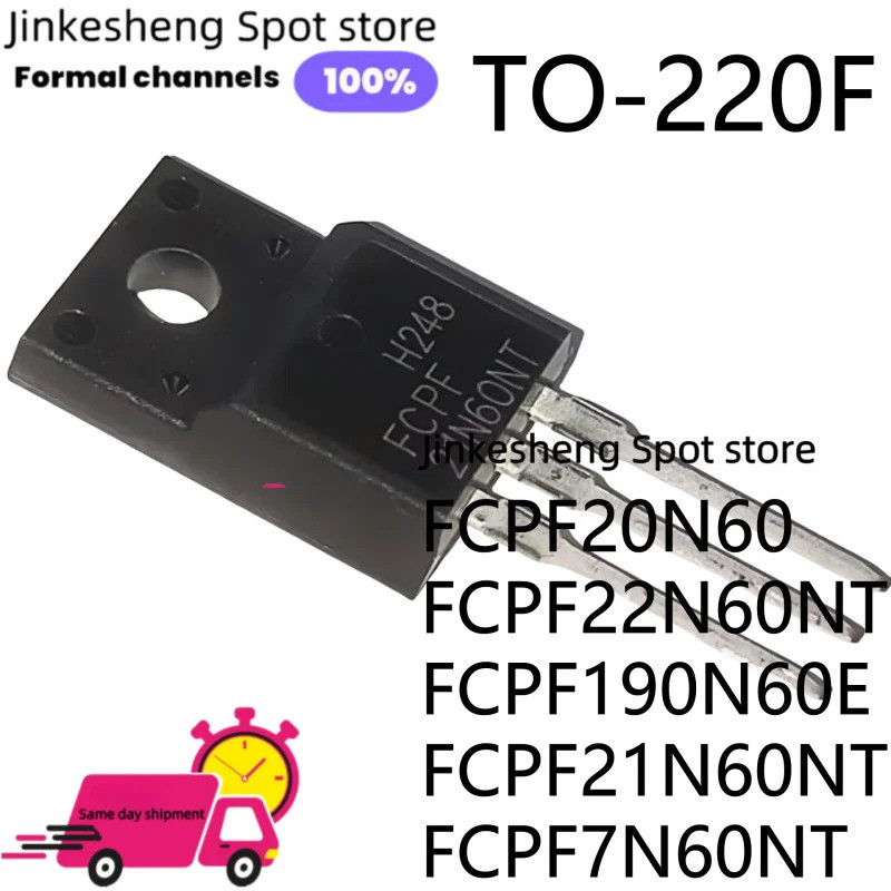 5PCS FCPF190N60 FCPF21N60NT FCPF21N60 FCPF7N60NT FCPF7N60 TO-220F FCPF FCPF20N60 20N60 FCPF22N60NT F