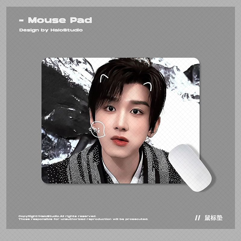 เล่ห์รักเพลงดาบเฉิงอี้หลี่อี้ถงฉางหัวเซิน Cheng Yi Li Yitong Chang Huasen แผ่นรองเมาส์สํานักงานเขียนโต๊ะแผ่นแป้นพิมพ์การ์ตูนผู้ชายผู้หญิง - รูปที่ 2