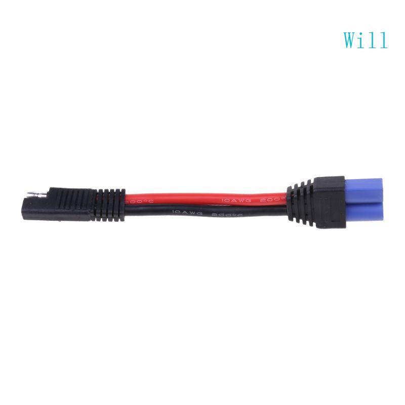 จะ 10 AWG SAE To EC5 ชายปลั๊ก SAE แหล่งจ่ายไฟอะแดปเตอร์ยานยนต์สาย SAE To EC5 หญิงปลั๊ก Conn