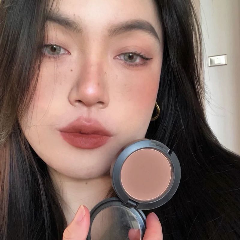 5 สี Asian Makeup Nude Blush Milk Tea Brown Earthy Nude Tone Apricot สีชมพู Shrink Blush กันน้ํา Swe