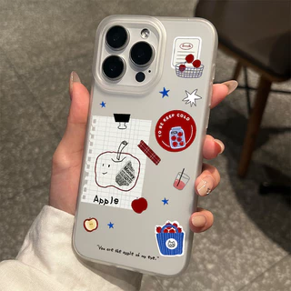 เคสโทรศัพท์ สำหรับ iPhone 17 Pro 11 13 16 Pro Max Case iPhone 13 17 15 Pro Max 12 14 13 Pro Max ดอกไม้น้ำแข็งใสก็น่ารัก