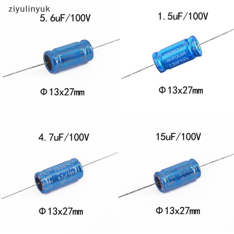 Ziyulinyuk 10PCS Audio Capacitor MKP ความถี่ Divider Crossover Non-Polarity Capacitor 100V 10uF 3.3u