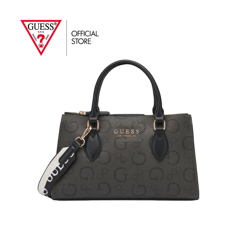 GUESS กระเป๋า รุ่น HG961606 NICHOLE SATCHEL สีดำ