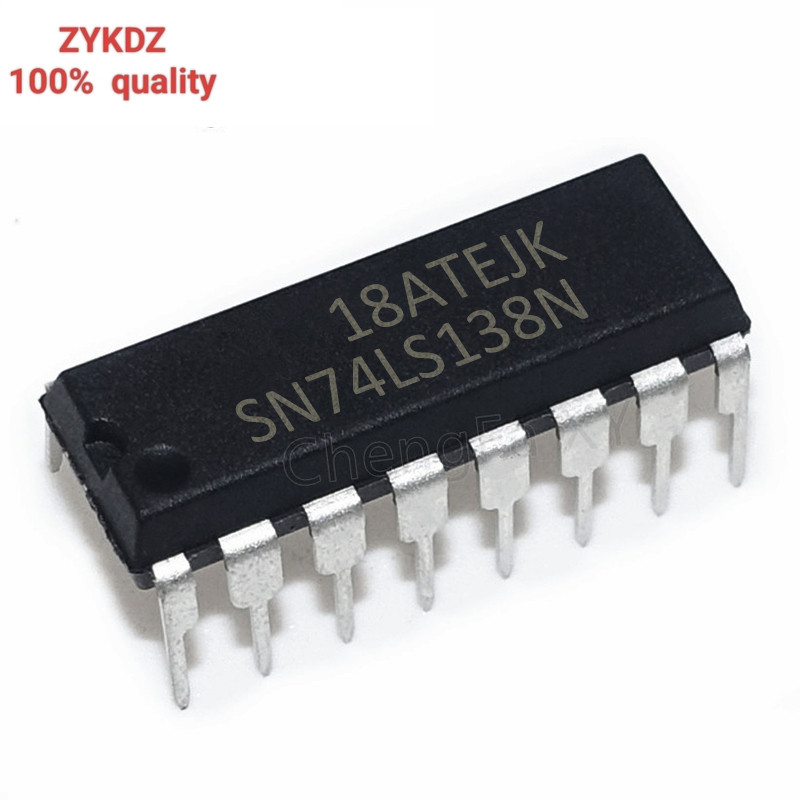 10PCS SN74LS138N DIP-16 SN74LS138 74LS138N 74LS138 HD74LS138P ในสต็อก DIP16