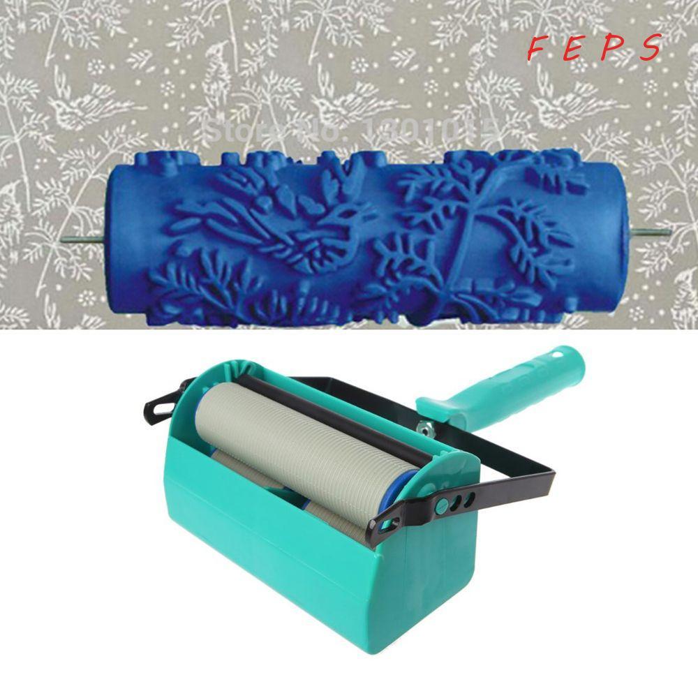 FEPS Grain Paint Roller Paint Texture DIY วอลล์เปเปอร์แปรงศิลปะเครื่องมือรูปแบบเลียนแบบเครื่องมือ