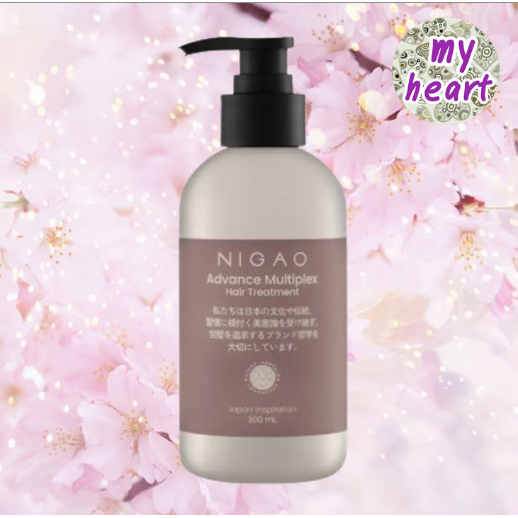 NIGAO Advance Multiplex Hair Treatment 300 ml ทรีทเม้นท์สูตรเข้มข้น ช่วยฟื้นบำรุงเส้นผมให้ชุ่มชื้น นุ่มลื่น และแข็งแรง