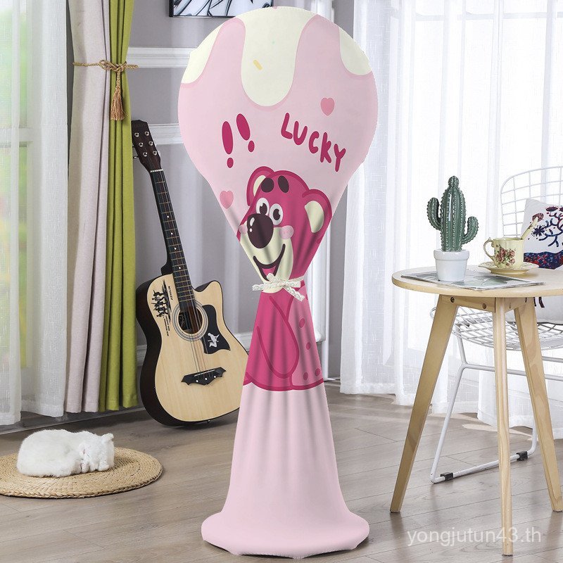 ยืดหยุ่นรวมทุกอย่างพัดลมไฟฟ้าปกผ้าป้องกันฝุ่นแนวตั้งสก์ท็อปชั้นยืนป้องกันสีเทาครัวเรือนฝาครอบป้องกัน