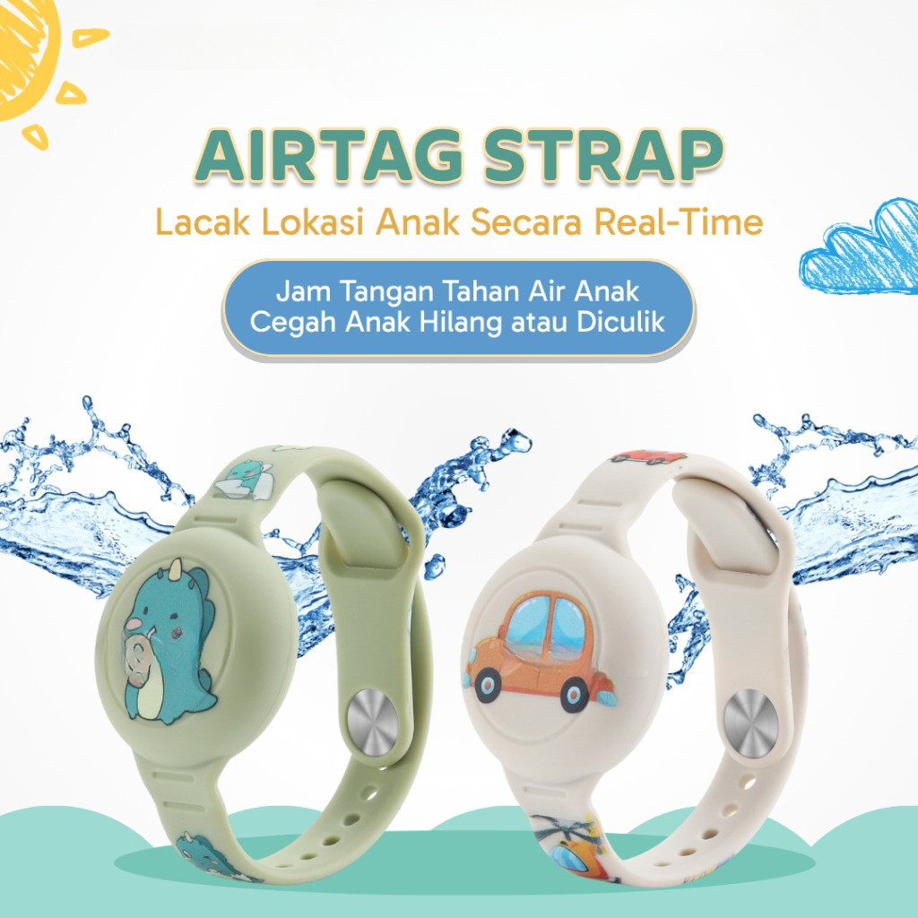 สาย GPS สําหรับเด็ก Android & IOS | นาฬิกา GPS Airtag และแท็ก Google | ป้องกันการสูญหาย | ตัวติดตาม 