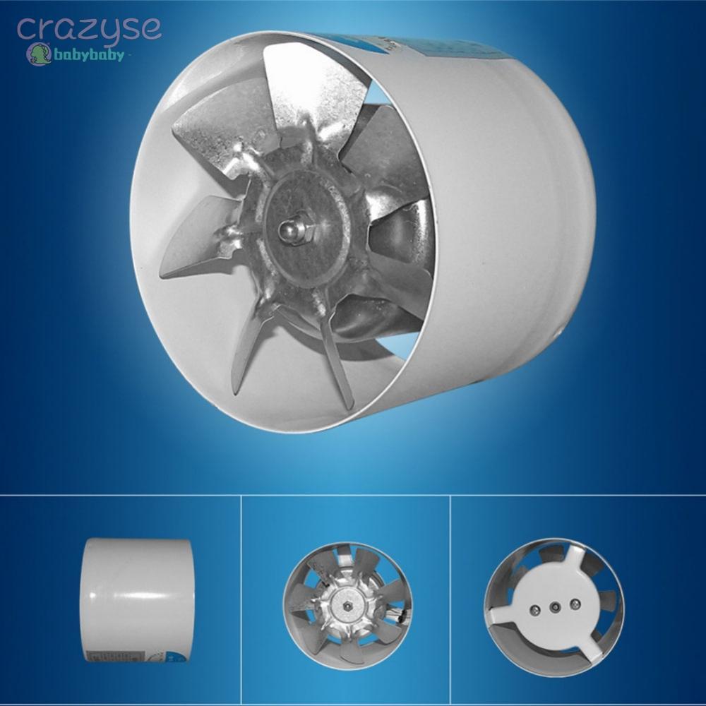 100 มม. Extractor พัดลม 1.5 M EU Connector 160 M3/ h Airflow 7 เสริมใบมีดโลหะ