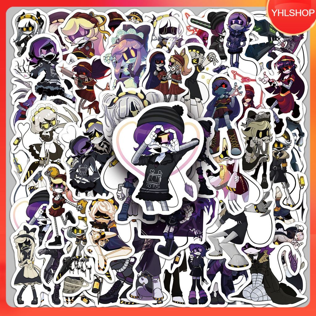 🎭พร้อมส่ง🎭 50แบบ Sticker เมอร์เดอร์โดรนส์ อนิเมะ ออสเตรเลีย Australia Horror Animate web Murder Dron