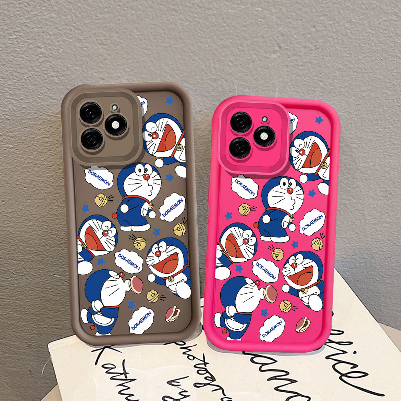 น่ารักการ์ตูน Doraemon pout สําหรับ infinix Hot 8 9 PRO X6511 X6823C X650C สมาร์ท 6 PLUS Hot 12 20 30 Play NOTE 12 30 PRO X655 X6816 X6826 X6825 X678B กันกระแทกปกอ่อน ราคา ถูกที่สุด ดีลบีเคเค แกลเลอรีภาพที่ 4