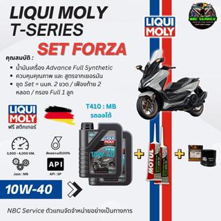 LIQUI MOLY ชุดน้ำมันเครื่อง Forza350 รุ่น T-Series 10W-40 4T…