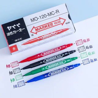 double marker penปากกาเขียนซองไปรษณีย์ ปากกากันน้ำ