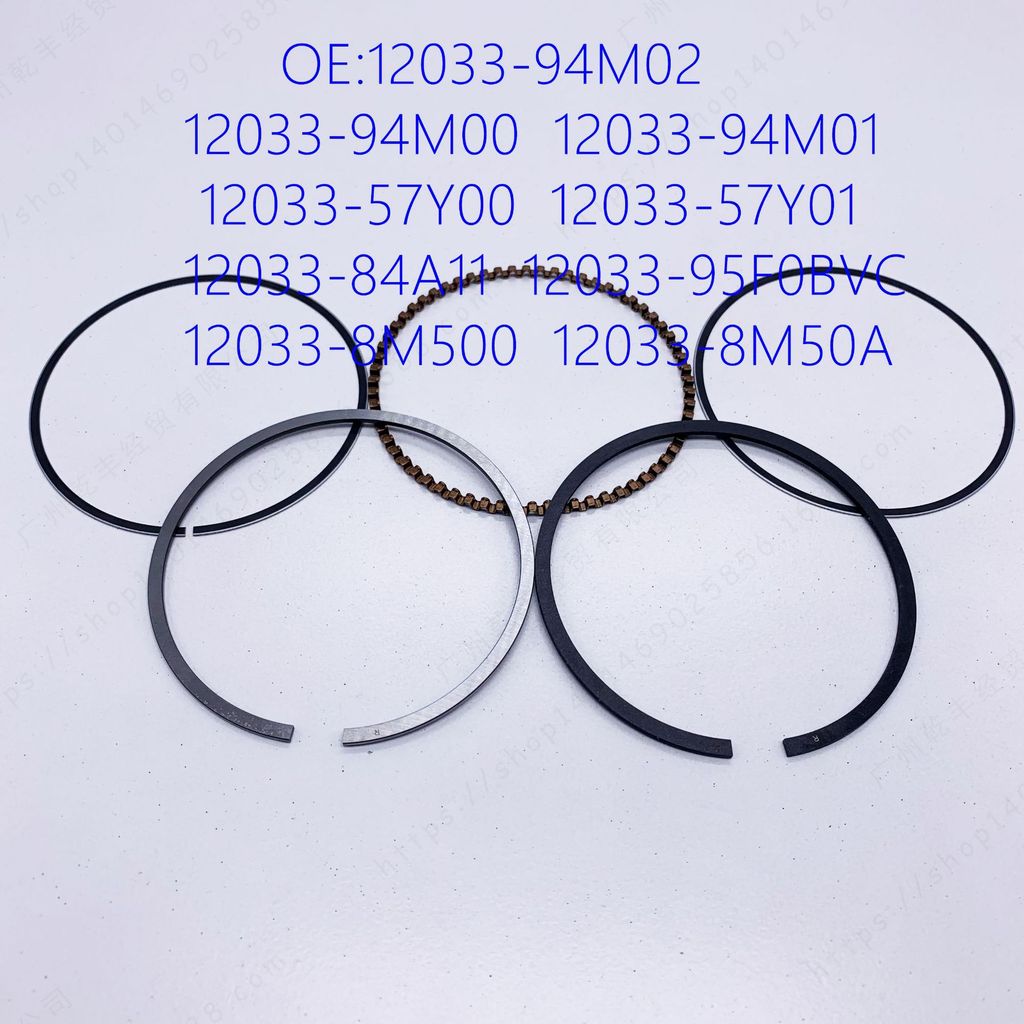 เหมาะสําหรับ NISSAN GA16 GA16DE วงแหวน 12033-94M00 RING PISTON