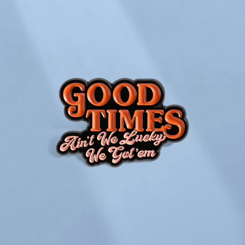 Good Times Retro เข็มกลัดการ์ตูน สำหรับกระเป๋าเป้ เป็นของขวัญคนรักรัก