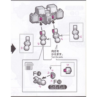 CA RG HI NU F14 อัพเกรดอะไหล่โลหะ (ไม่รวมฟิกเกอร์โมเดล)