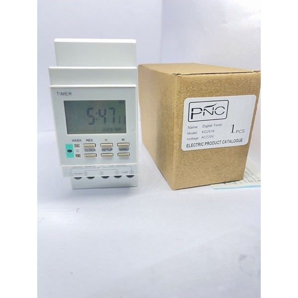 ฟรีจัดส่งKG2516  TIMER SWITCH  7 DAY นาฬิกาตั้งเวลา 7วัน Digital timer KG2516 AC220V  KG-2516  TIMER