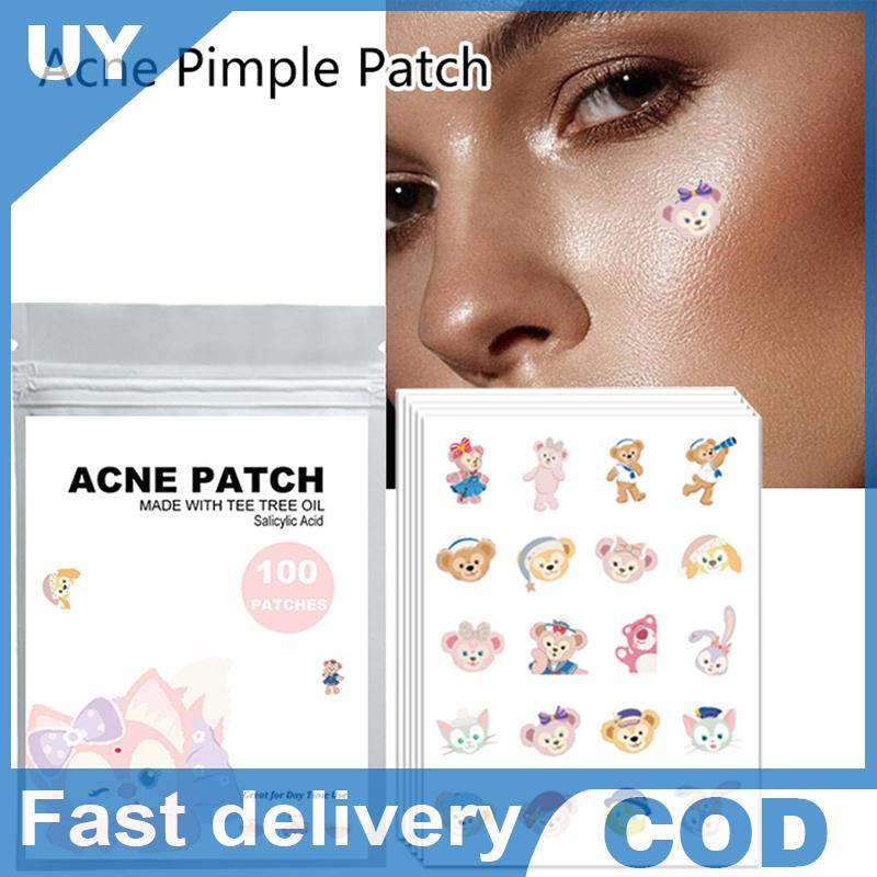 Null 100 ชิ้น/เซ็ต Lina Belle Pimple Patch สิวที่มีสีสันที่มองไม่เห็น Skin Care สติกเกอร์คอนซีลเลอร์
