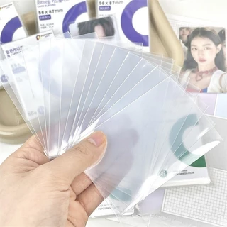 100/200/300/500 ชิ้น HD โปร่งใส Kpop Photocard แขนป้องกัน / ป้องกันรอยขีดข่วน Popcorn เกมการ์ด Protector ฝาครอบกรณี