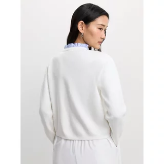 [Pomelo] เสื้อคาร์ดิแกนขอบแต่งระบาย / Ruffle Trim Cardigan