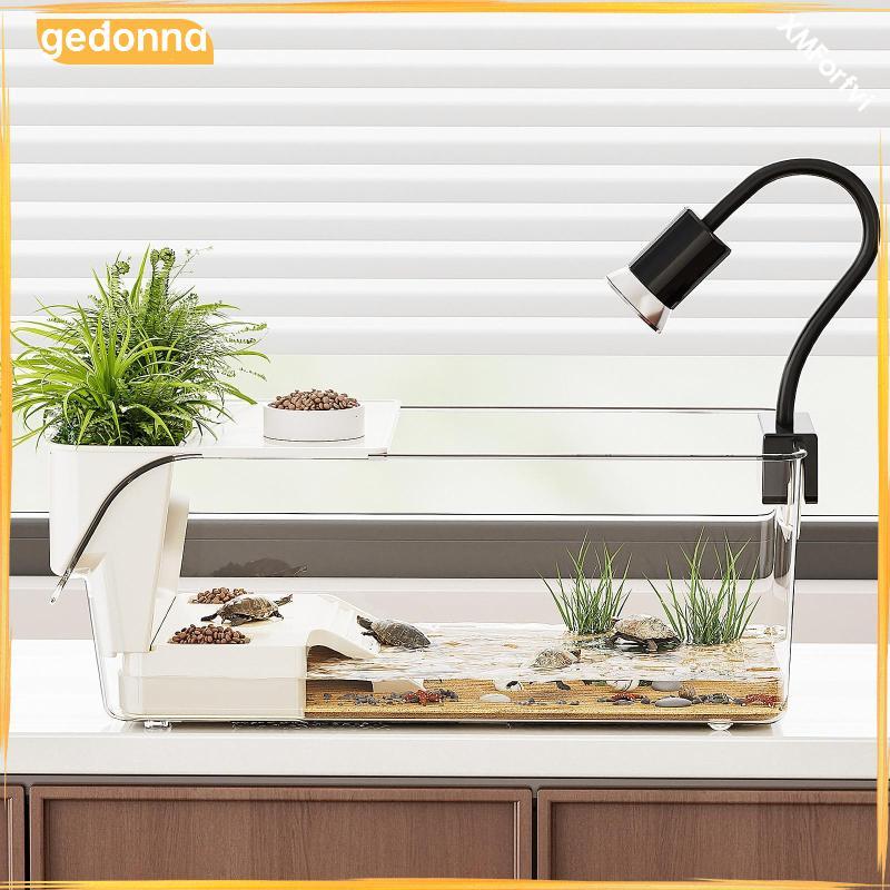 [gedonna] Turtle Tank with , Turtle Enclosure, Starter Reptile Habitat สําหรับสัตว์เลื้อยคลาน