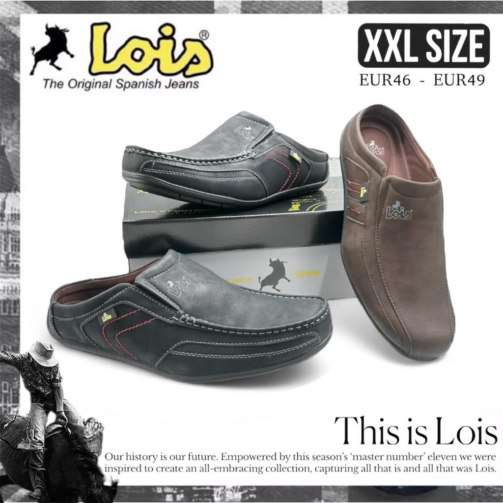 2025 ขนาดล่าสุด EUR45-49 ลอยขนาด XXL Loafer / Kasut Loafer XXL ลอย Sampan Smart Selesa Berbaloi
