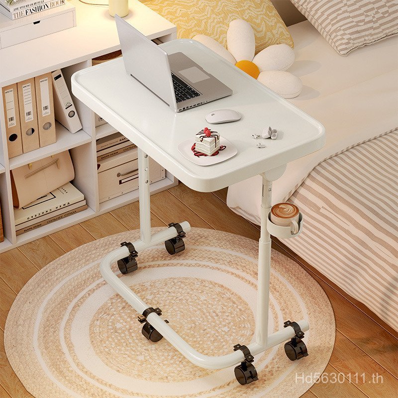 Wln0 ยกโต๊ะข้างเตียงโต๊ะคอมพิวเตอร์พับโน๊ตบุ๊คครัวเรือนโซฟาโต๊ะเล็กที่สามารถเคลื่อนย้ายโต๊ะข้างโต๊ะ 