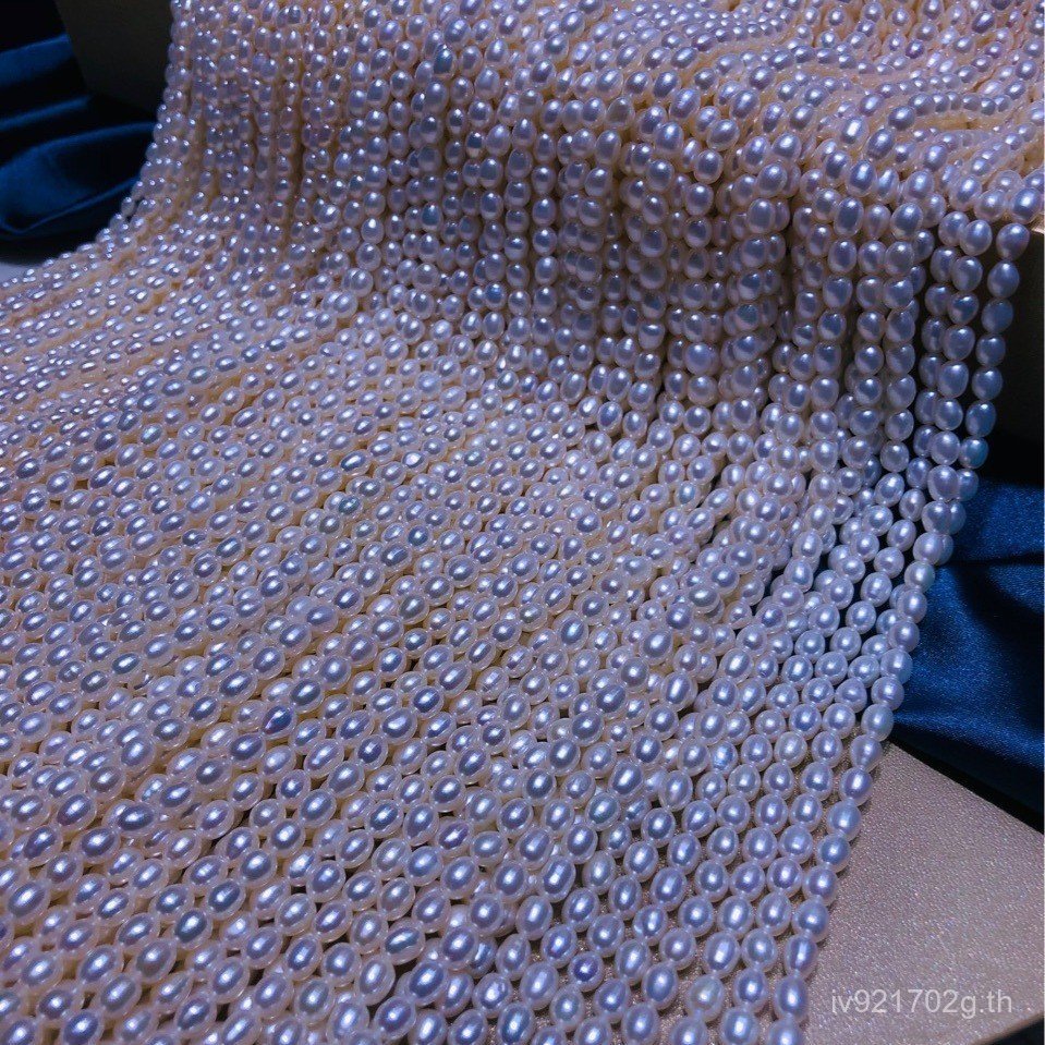 รอบมุกซัพพลายทั้งหมดและทําเอง เสี่ยวหมี่ เม็ดสร้อยคอหลุมตรงแหล่งขนาดเล็กลูกปัดน้ําจืดมุกธรรมชาติกึ่ง