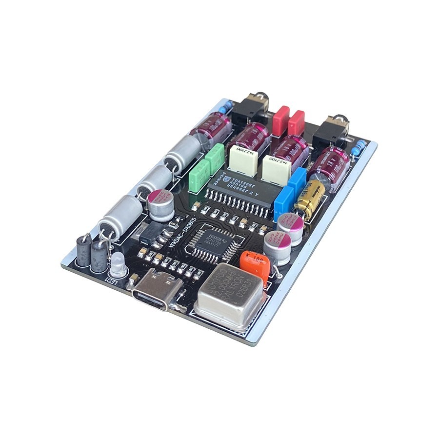 T DA1305DAC ถอดรหัสคอมพิวเตอร์โน๊ตบุ๊ค USB ถอดรหัสไข้การ์ดเสียงไฮไฟโทรศัพท์มือถือ OTG PCM2706