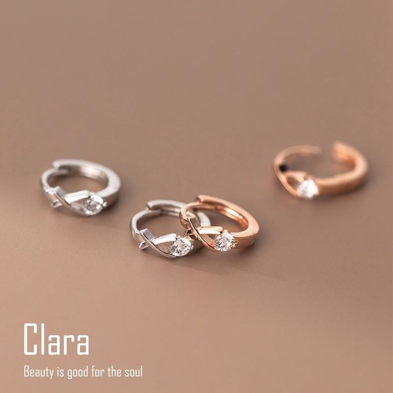 Clara ต่างหูเงินแท้ S925 [MERCELO]