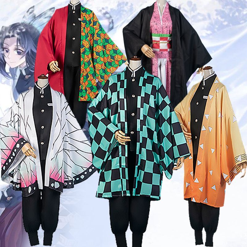 สินค้าใหม่Demon Slayer_cosplay เสื้อผ้าNezukoและGiyuu