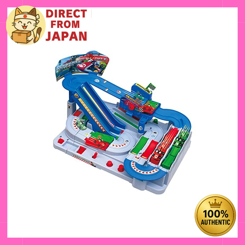 Super Mario Kart Racing DX | 3 Types of Karts & 6 Action Gimmicks | 3D Racing Circuit Toy for 1–2 Pl