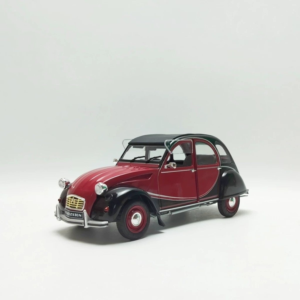 Solido1/18 Citroen Citroen 2CV6 Alloy Classic Car Model เปิดสองประตู