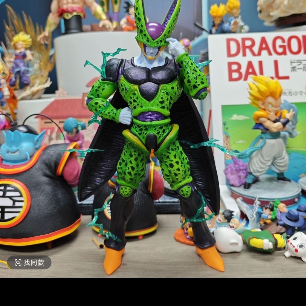 พร้อมสต็อก จัดส่งทันที Dragon Ball Lightning Saru Lightning ไฟฟ้าการ์ตูนรูปแบบอุปกรณ์ต่อพ่วงกล่อง GK เดสก์ท็อปรูปตกแต่ง 11.4