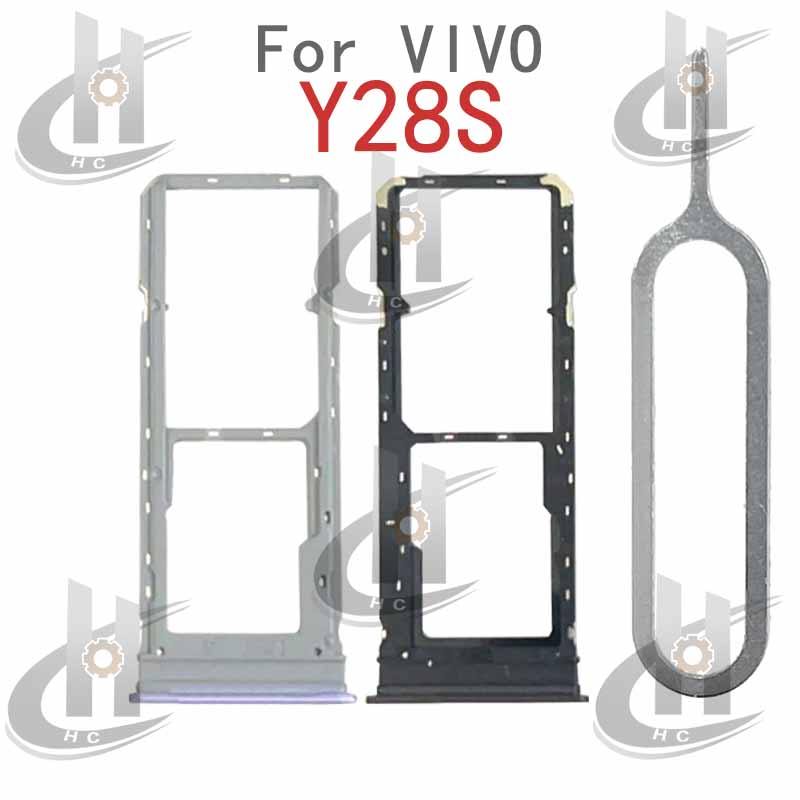 สําหรับ VIVO Y28S 5G ซิมการ์ดถาดผู้ถือการ์ด Reader SD Slot อะแดปเตอร์อะไหล่