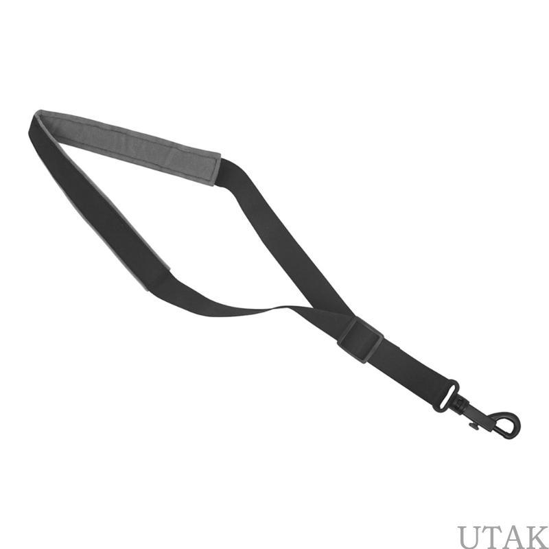 UTAKE แซ็กโซโฟนสายคล้องคอนุ่มเบาะ Sax เข็มขัดเหมาะสําหรับ Alto Tenors Soprano Clarinet Oboe Sax