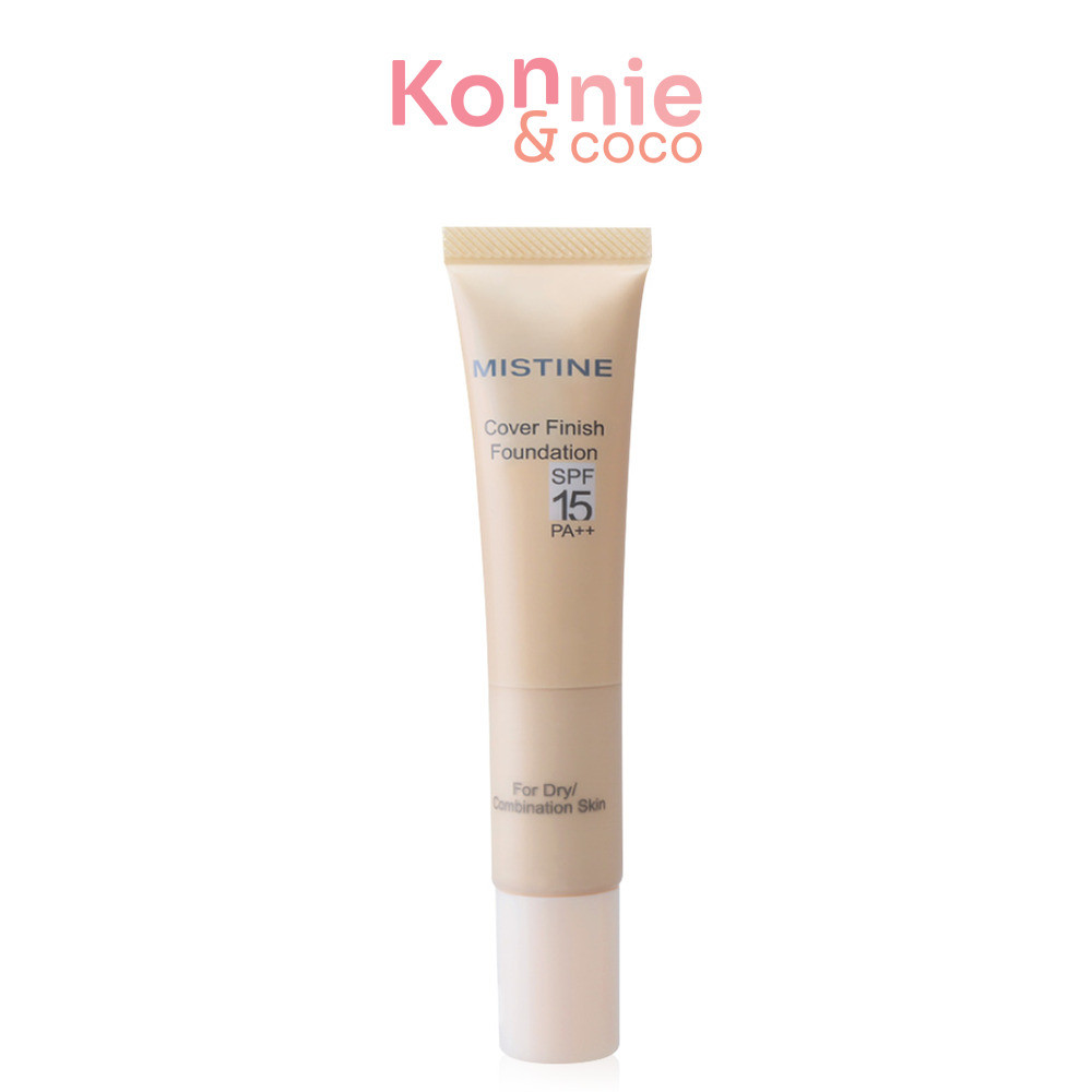 MISTINE Cover Finish Foundation SPF15 PA++ 15g มิสทิน รองพื้นสูตรพิเศษ.
