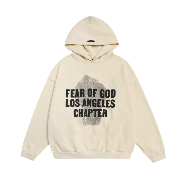 hoodie สไตล์ high street จาก FEAR OF GOD สำหรับผู้ชายและผู้หญิง