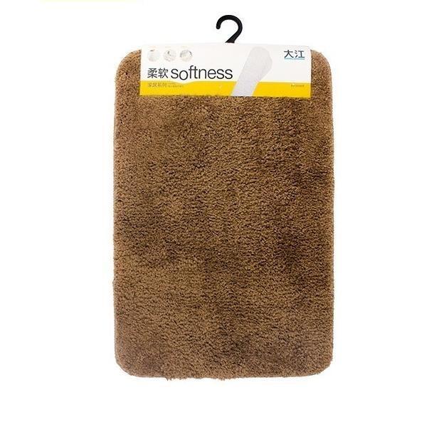 เพราะ Giya OH!SOME Dajiang Velvet Room Mat - เหลือง/เทา/น้ําตาล - เหลือง