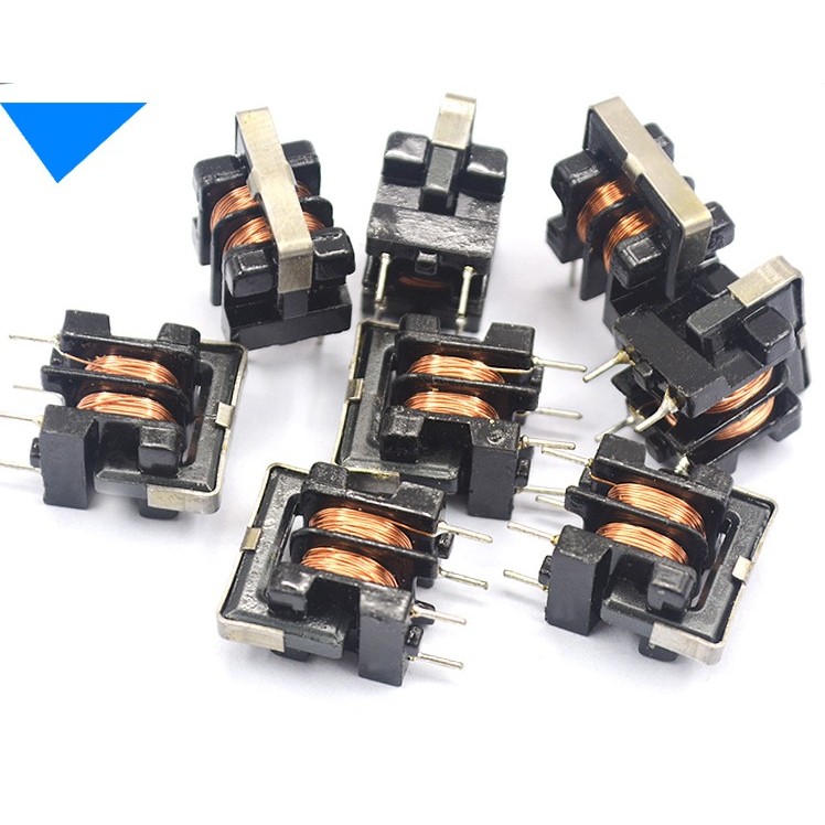 ไส้กรองแบบเหนี่ยวนําโหมดร่วม UF/UU9.8 UU10.5 10MH 5MH 20MH 30MH 7 * 8 10 * 13