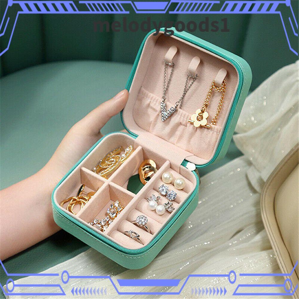 MELODYGOODS แหวนแฟชั่นต่างหูแบบพกพาที่เก็บเครื่องประดับ